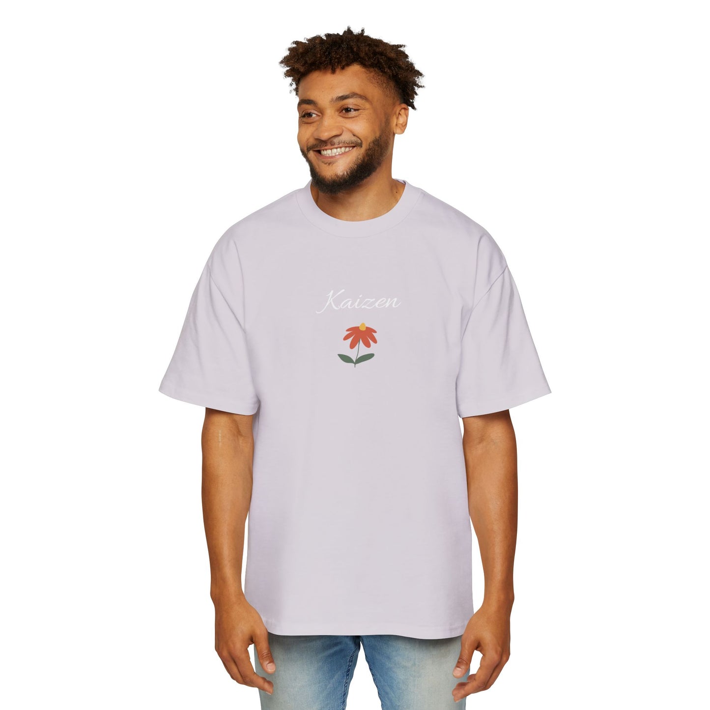 Kaizen Flower Men's Heavy Oversized Tee
