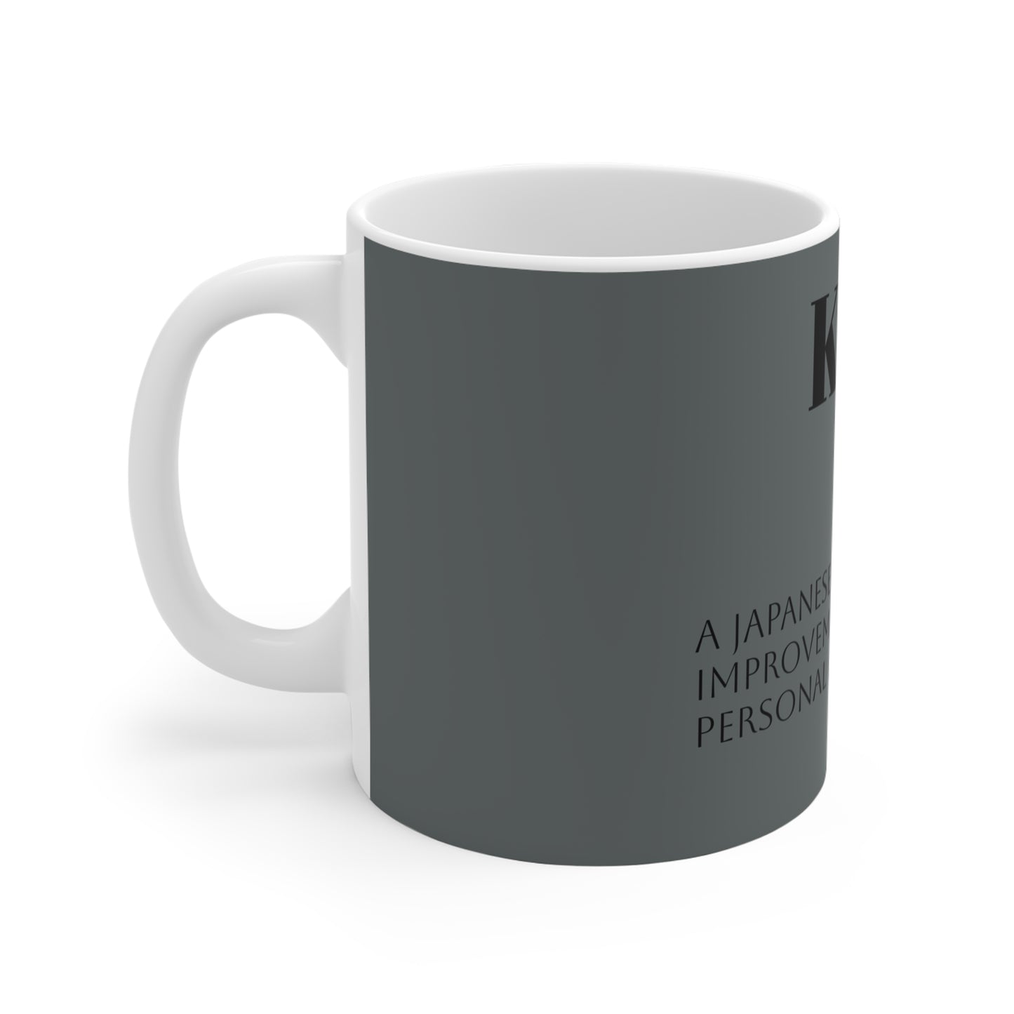 Kaizen Philosophy 11oz Mug - Inspirational Design for Personal Growth