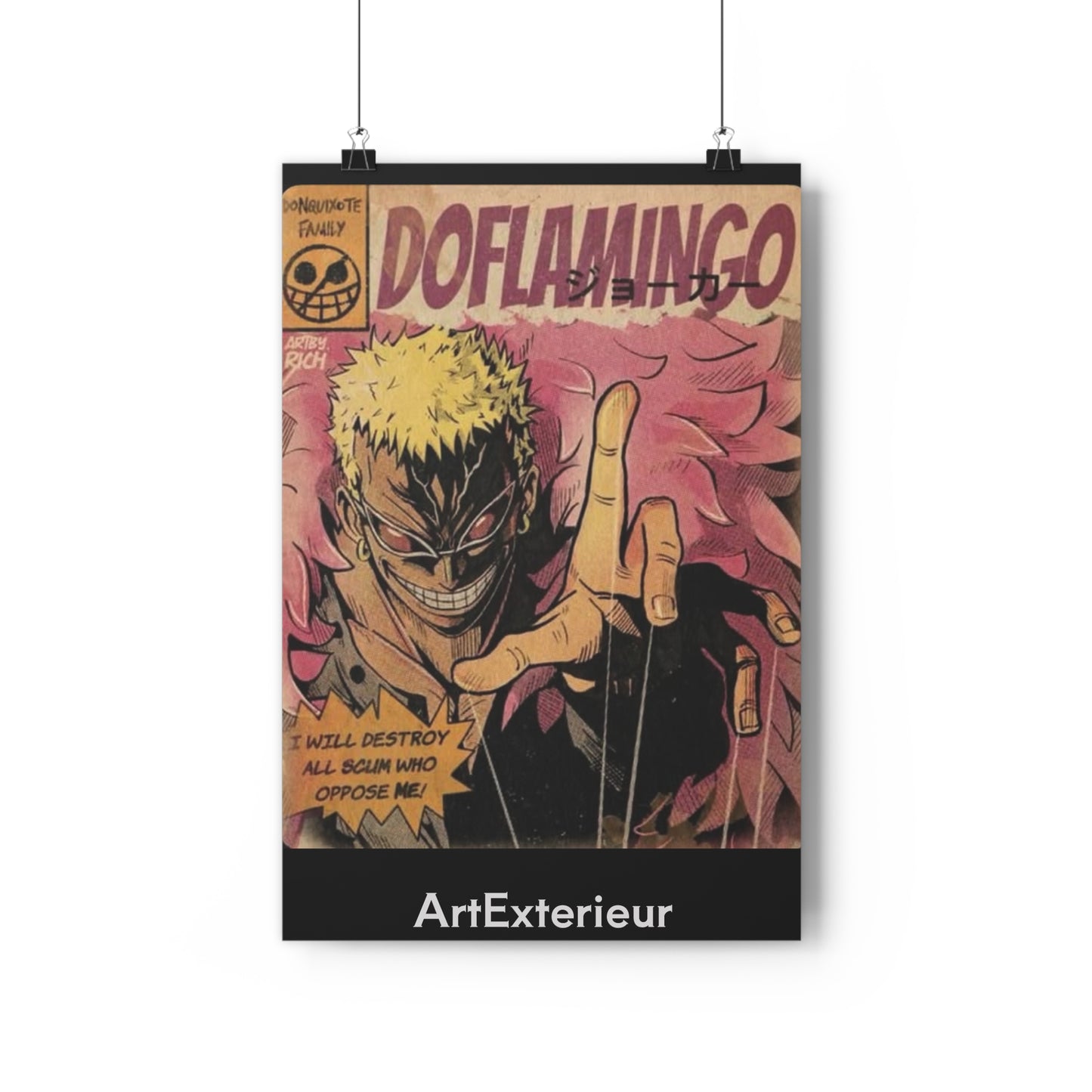 One Piece Doflamingo Giclée Art Print