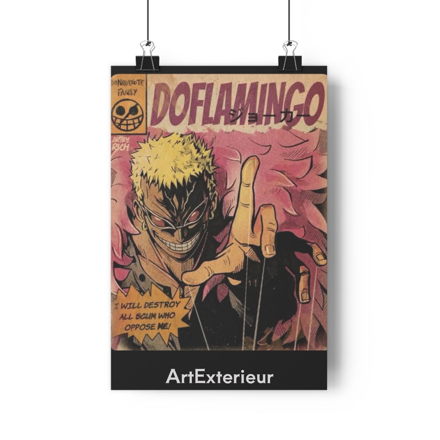 One Piece Doflamingo Giclée Art Print