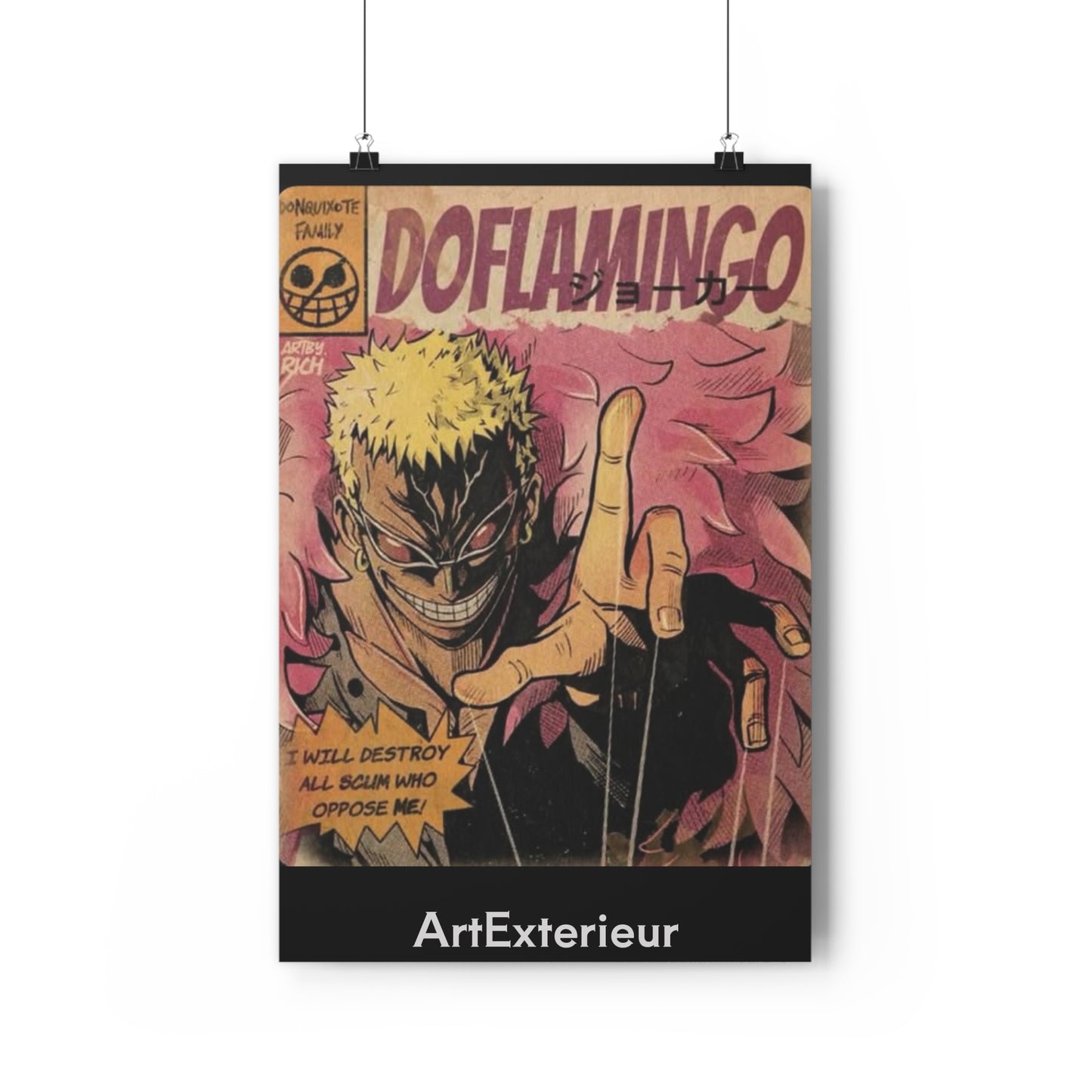 One Piece Doflamingo Giclée Art Print