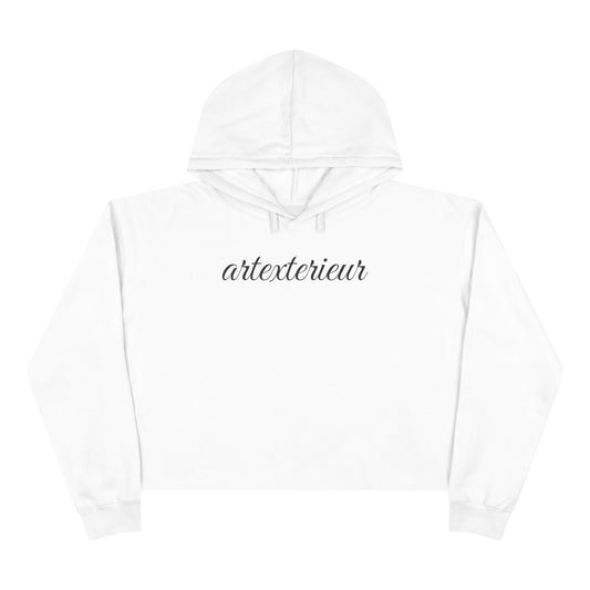 Art Exterieur Crop Hoodie