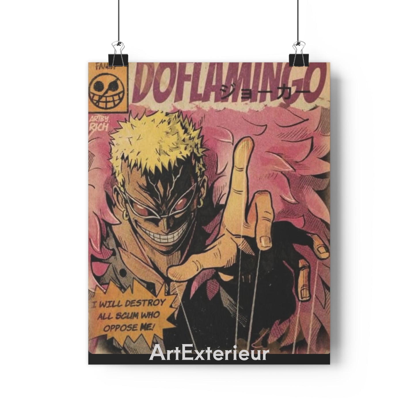 One Piece Doflamingo Giclée Art Print