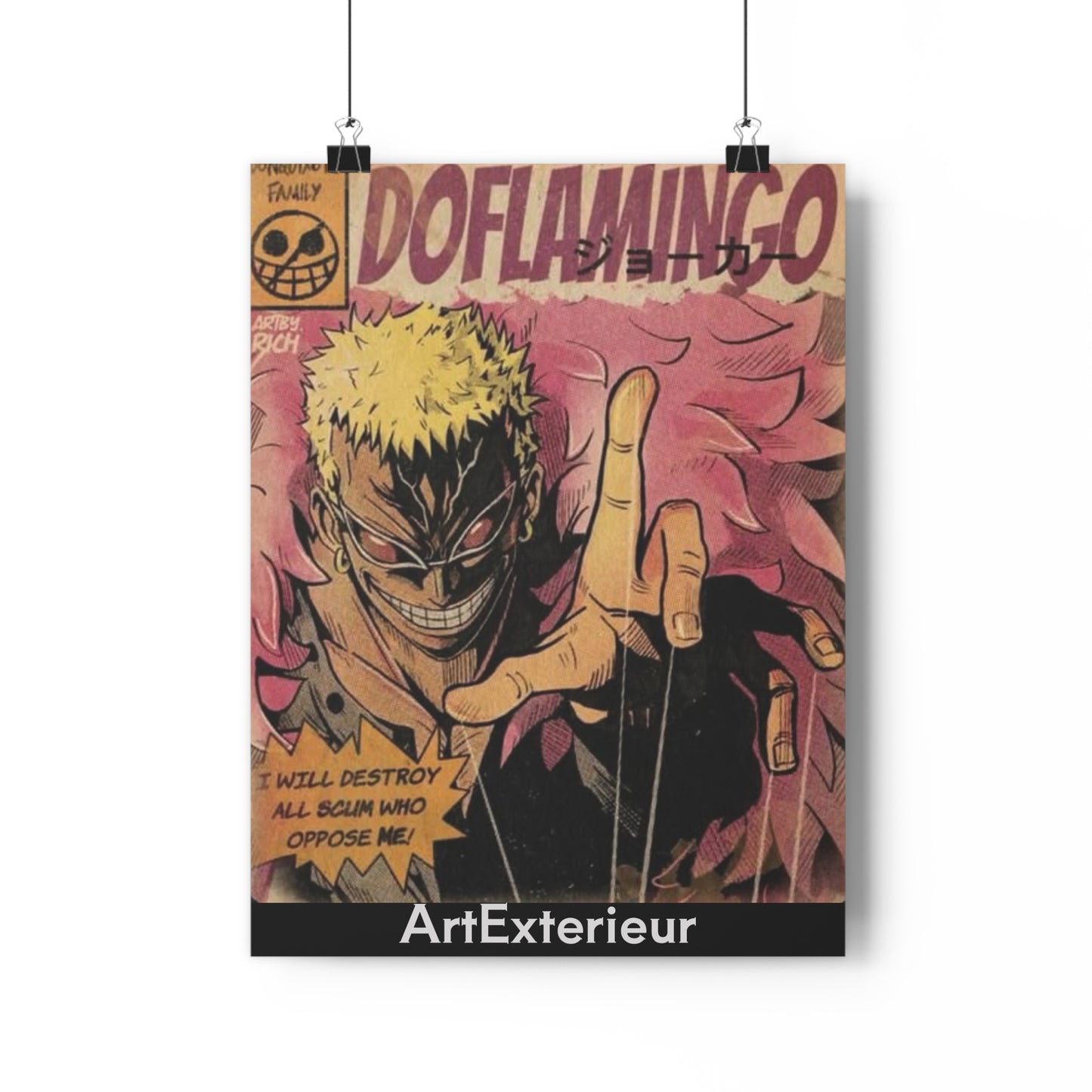 One Piece Doflamingo Giclée Art Print